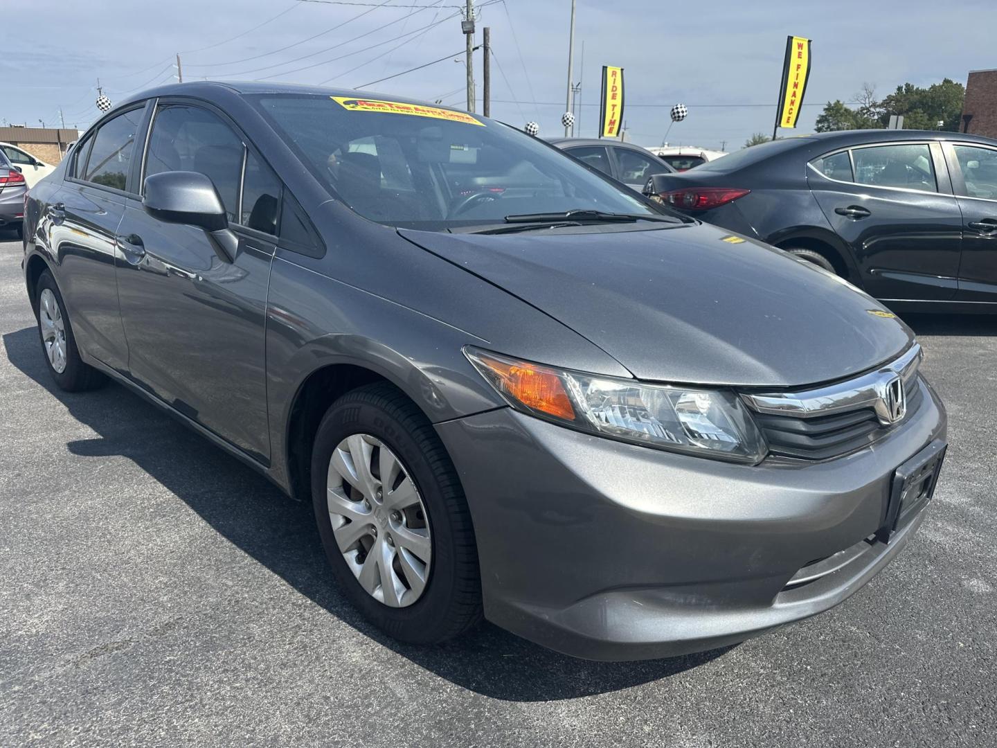 2012 Honda Civic LX Sedan 5-Speed AT (19XFB2F58CE) with an 1.8L L4 SOHC 16V engine, 5-Speed Automatic transmission, located at 419 N 18th St., Monroe, LA, 71201, (318) 410-9250, 32.514370, -92.105133 - Photo#0