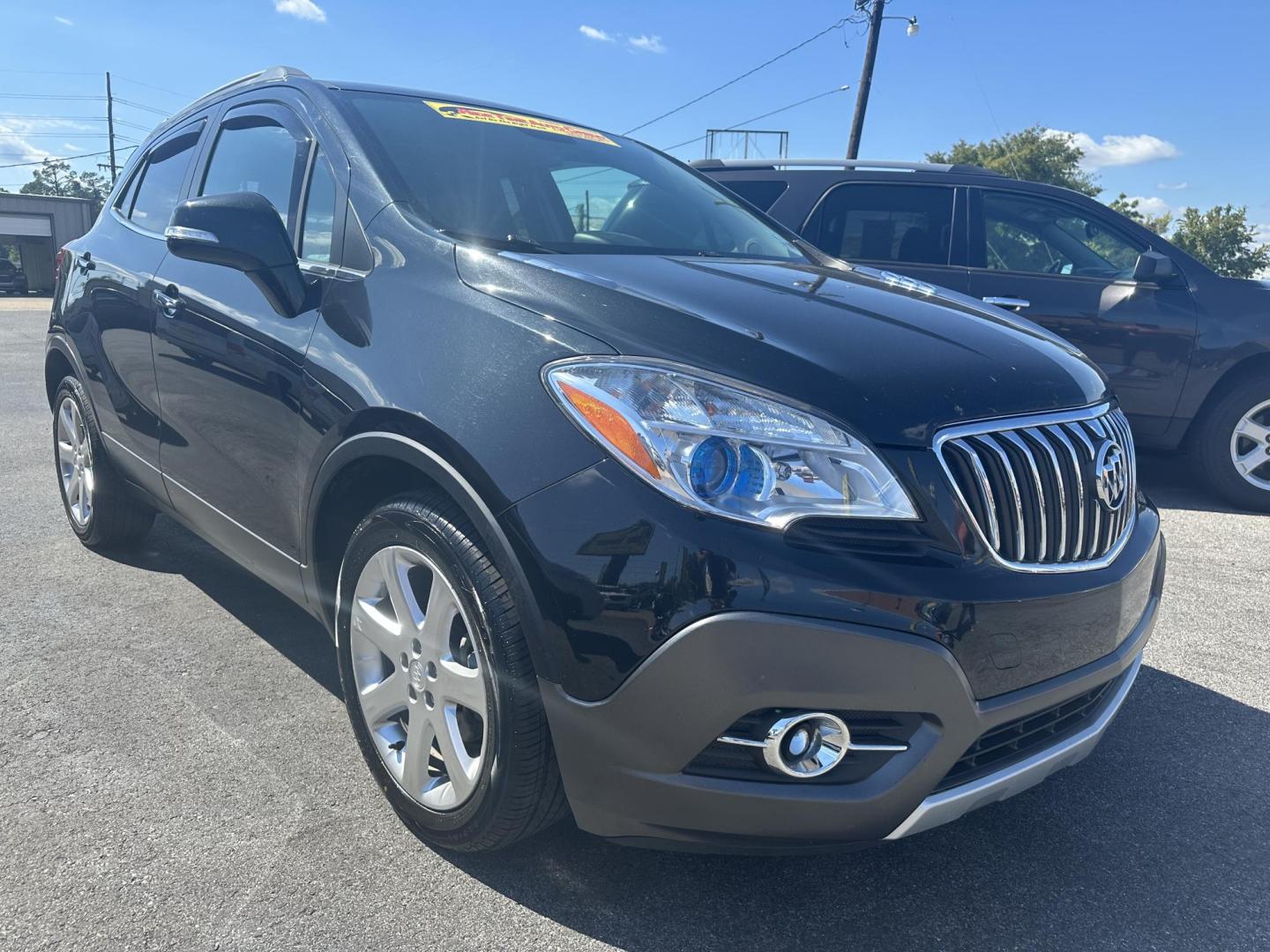 2015 Buick Encore Leather FWD (KL4CJCSB1FB) with an 1.4L L4 DOHC 16V TURBO engine, 6-Speed Automatic transmission, located at 419 N 18th St., Monroe, LA, 71201, (318) 410-9250, 32.514370, -92.105133 - Photo#0