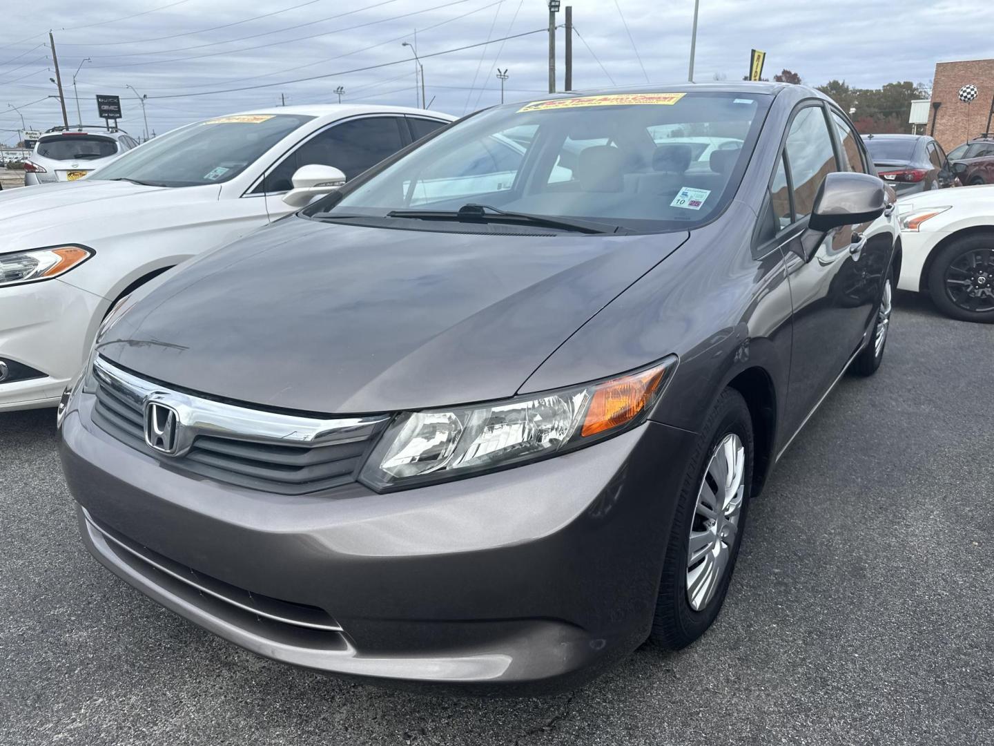 2012 Honda Civic LX Sedan 5-Speed AT (19XFB2F53CE) with an 1.8L L4 SOHC 16V engine, 5-Speed Automatic transmission, located at 419 N 18th St., Monroe, LA, 71201, (318) 410-9250, 32.514370, -92.105133 - Photo#0