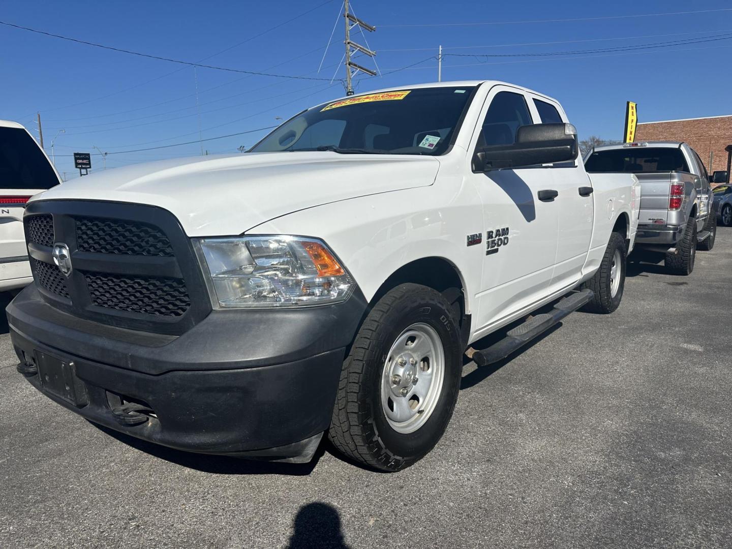 2019 RAM 1500 Tradesman Quad Cab 4WD (1C6RR7FT5KS) with an 5.7L V8 OHV 16V engine, 8A transmission, located at 419 N 18th St., Monroe, LA, 71201, (318) 410-9250, 32.514370, -92.105133 - Photo#0